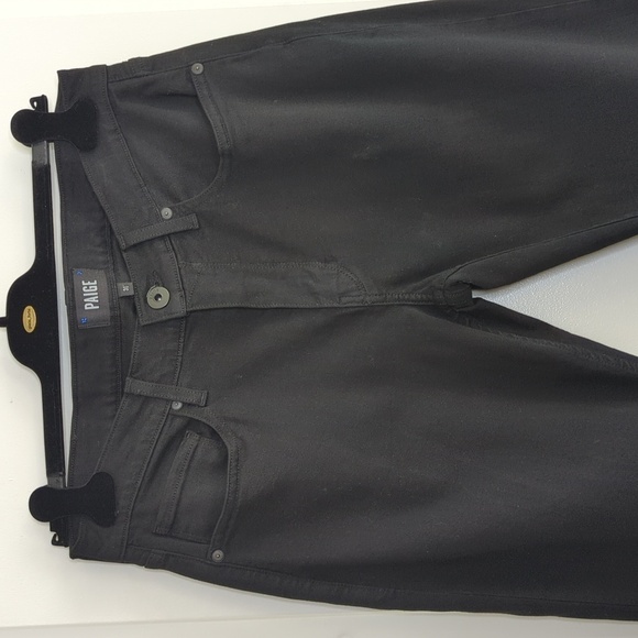 PAIGE Federal Straight Jeans Black Shadow 30x29 - Picture 2 of 14